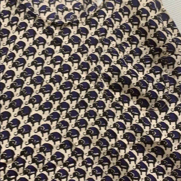 Joie Elephant Print Silk Pocket Tank Top S - Picture 3 of 4